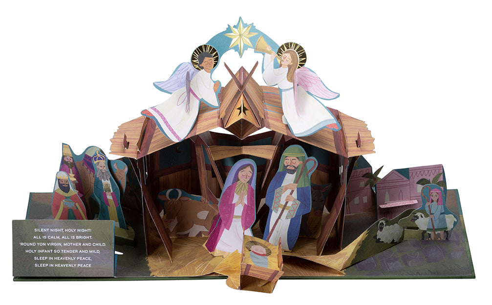 Nativity Scene Set - Handcrafted Christmas Manger Display with Holy Family Figurines for Holiday Home Decor and Gift Giving