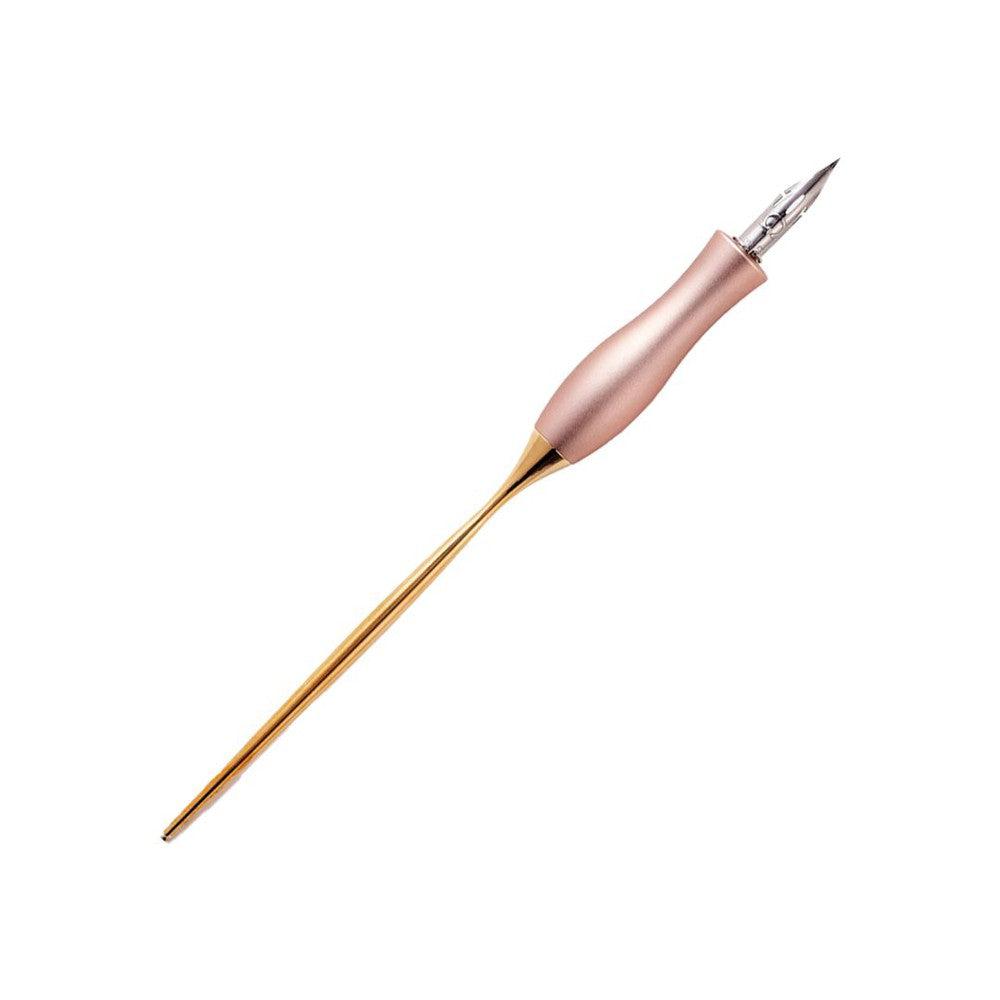 Tom's Studio Premium Wooden Calligraphy Nib Holder - Bloom Design for Dip Pen Writing, Perfect for Beginners & Professionals - Ideal for Wedding Invitations, Hand Lettering, Art Projects & DIY Crafts