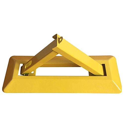Manual Parking Lock & Road Barrier - Heavy Duty Movable Parking Stop Switch & Automatic Lane Bollard for Driveways, Garages & Commercial Lots | Deter Unauthorized Parking & Control Traffic Flow