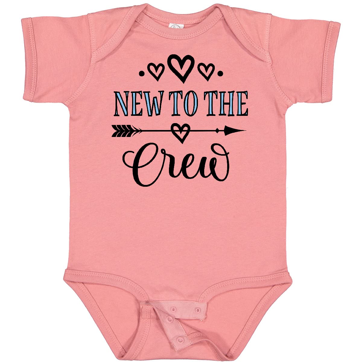 Inktastic New to The Crew Baby Boy Onesie - Cute & Comfortable Infant Bodysuit for Newborns, Baby Showers & First Photos