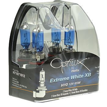 Hella Optilux Xenon White Bulbs - High Performance HID Headlight Bulbs for Cars, Trucks & SUVs - Bright 6000K White Light, Long Lifespan - Perfect for Night Driving & Foggy Conditions