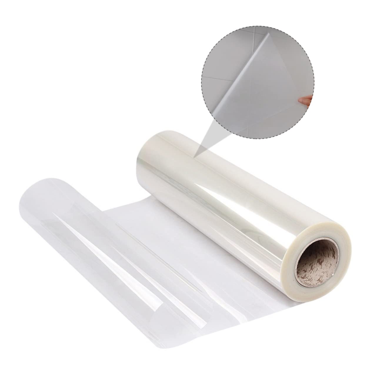 Mobestech 6 Rolls Kitchen Greaseproof Stickers - Self Adhesive Tile Stickers, Cabinet Stickers, Washable Wallpaper for Kitchen, Clear Wall Protector, Aluminum Foil Backsplash (Perfect for Countertops, Cabinets, Refrigerators & Floors)