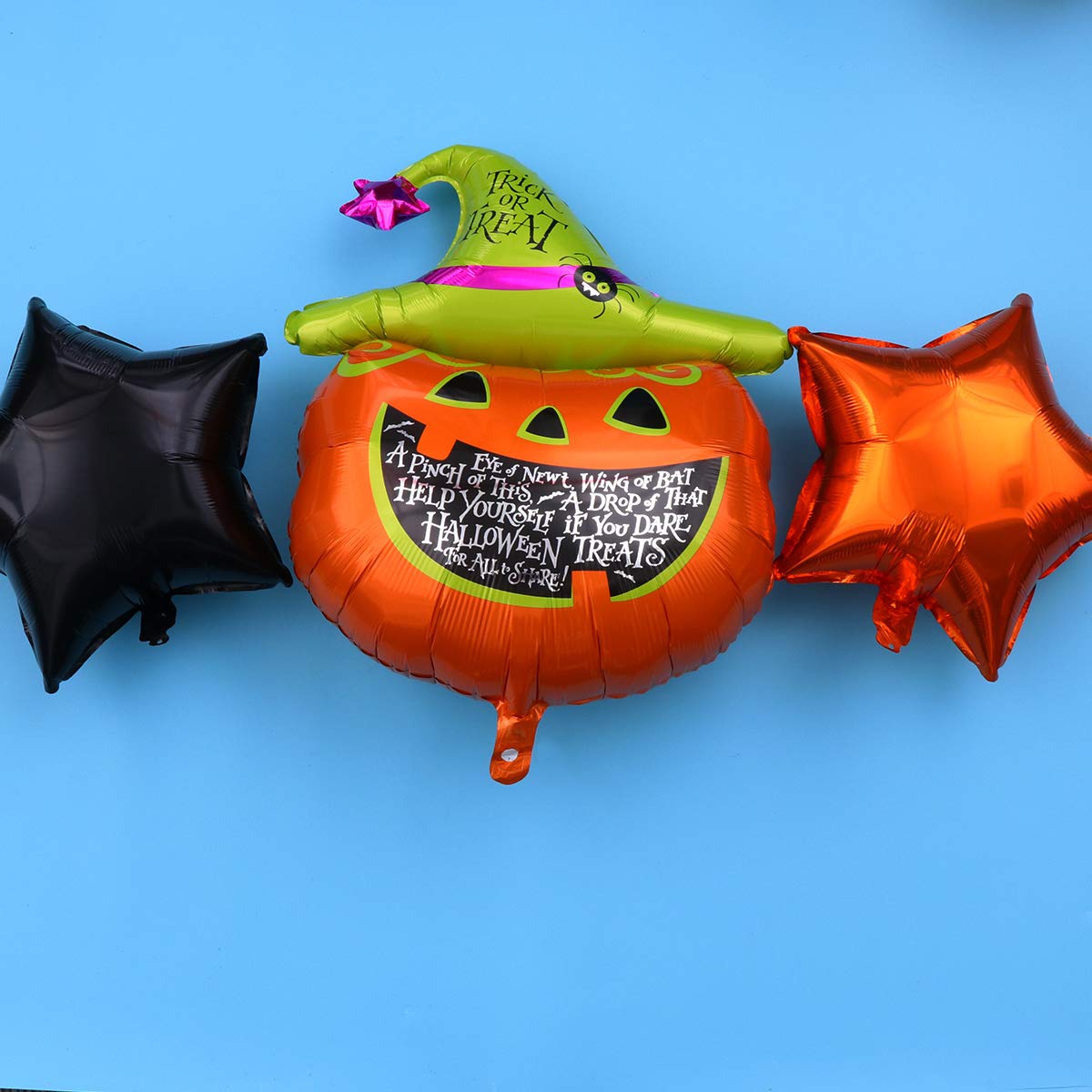 Halloween Latex Balloon Set - Pumpkin Decorations, Party Balloons for Halloween Decor, Orange & Black Emulsion Balloons - Perfect for Halloween Parties, Home Decor & Spooky Events