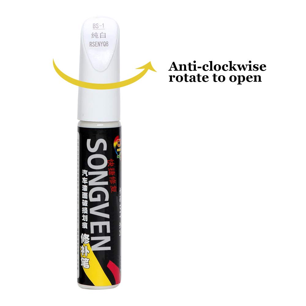 Universal Car Scratch Repair Paint Pen - Pro Mending & Scratch Remover for All Cars (White) | Fix Scratches, Chips & Paint Damage - Perfect for DIY Auto Touch-Ups & Detailing