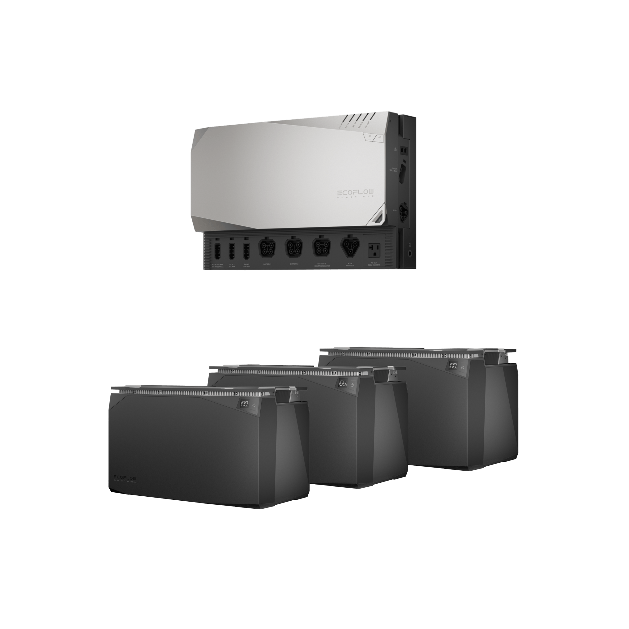 EcoFlow 15kWh Solar Power Kit - Home Backup Battery System for Off-Grid Living, Emergency Power & RV Camping