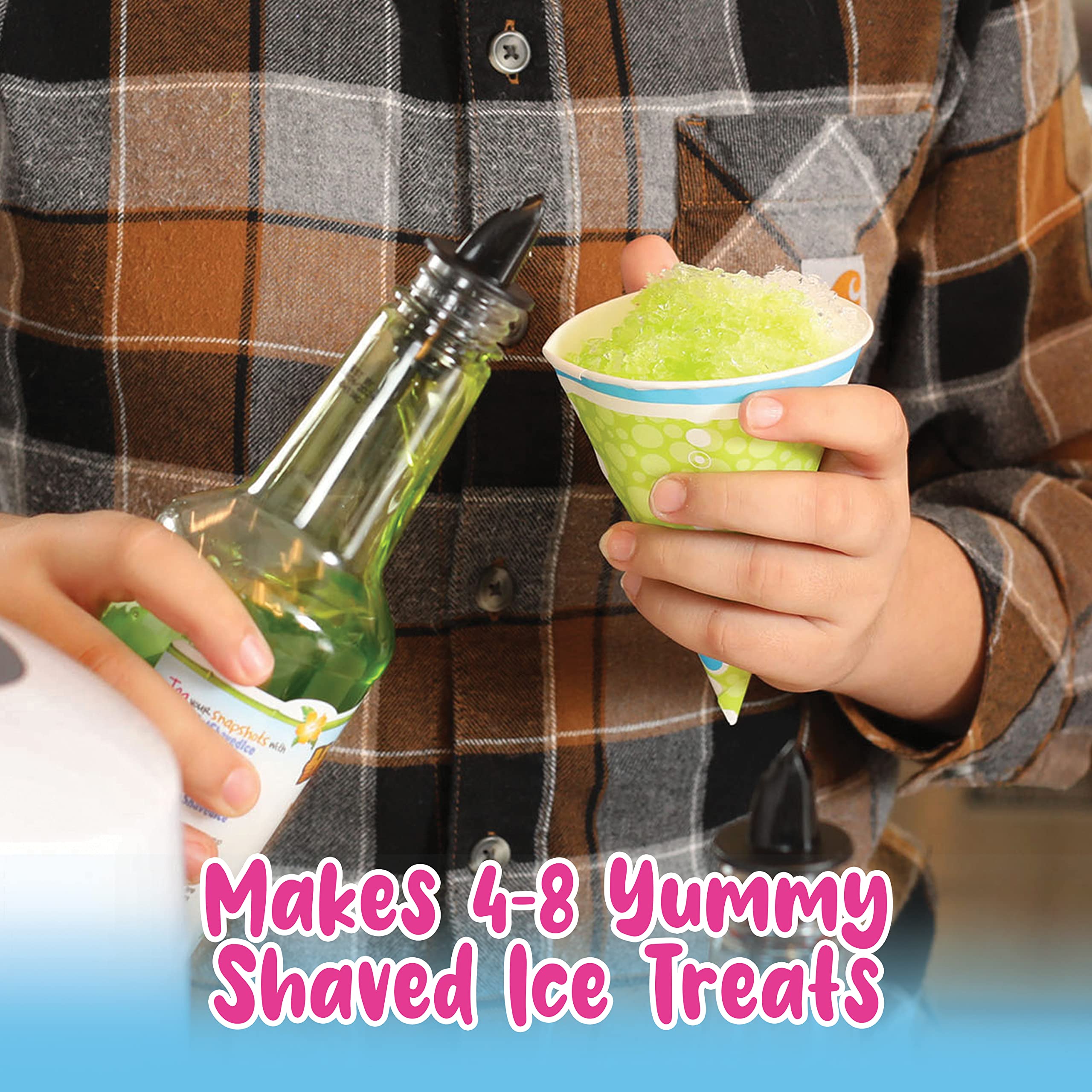 Hawaiian Shaved Ice Syrup Variety Pack - 3 Bottles (16oz Each) | Top Flavors: Cherry, Pina Colada, Blue Raspberry | All-Natural, Dye-Free & Allergy-Friendly | Perfect for Snow Cones, Slushies, Cocktails & DIY Frozen Treats | Great for Parties, Summer Events & Home Desserts