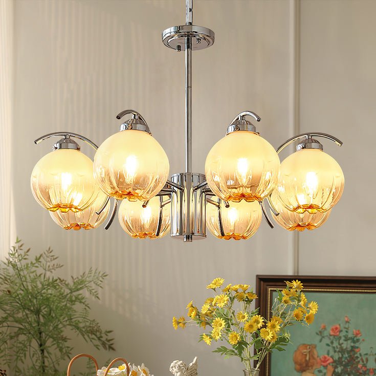 Litchford Crystal Chandelier - Elegant Modern Ceiling Light Fixture for Dining Room, Living Room & Bedroom | Perfect for Home Decor & Wedding Venue Lighting