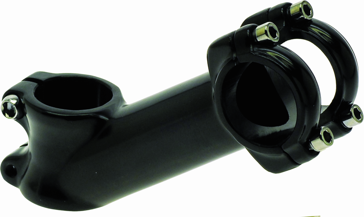 90mm Alloy Hi-Rise Ahead Stem - Lightweight Bicycle Handlebar Stem for MTB, Road & Hybrid Bikes | Perfect for Upright Riding Position & Comfortable Commuting