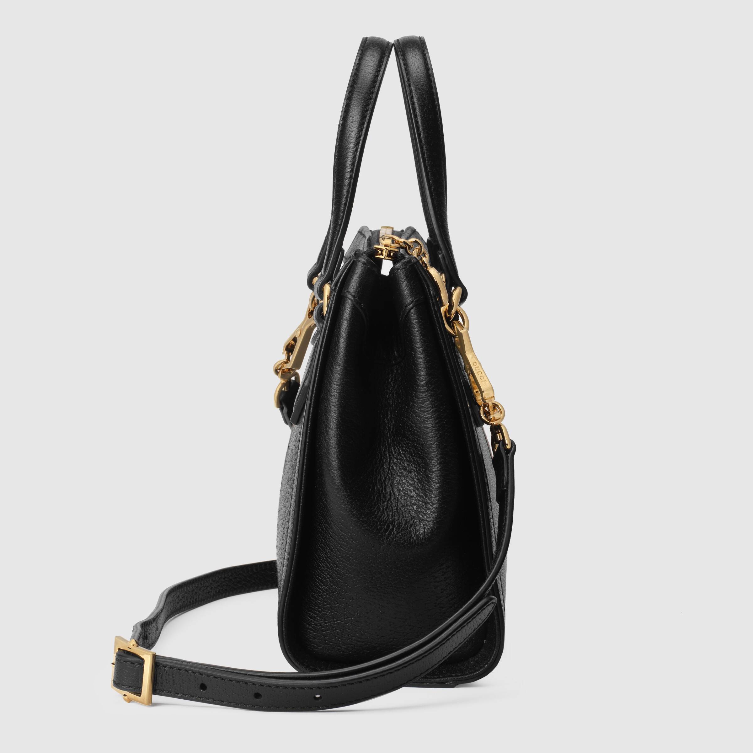 Gucci Ophidia Small Tote Bag for Women - Black Leather Crossbody Handbag Purse | Perfect for Work, Travel & Everyday Use