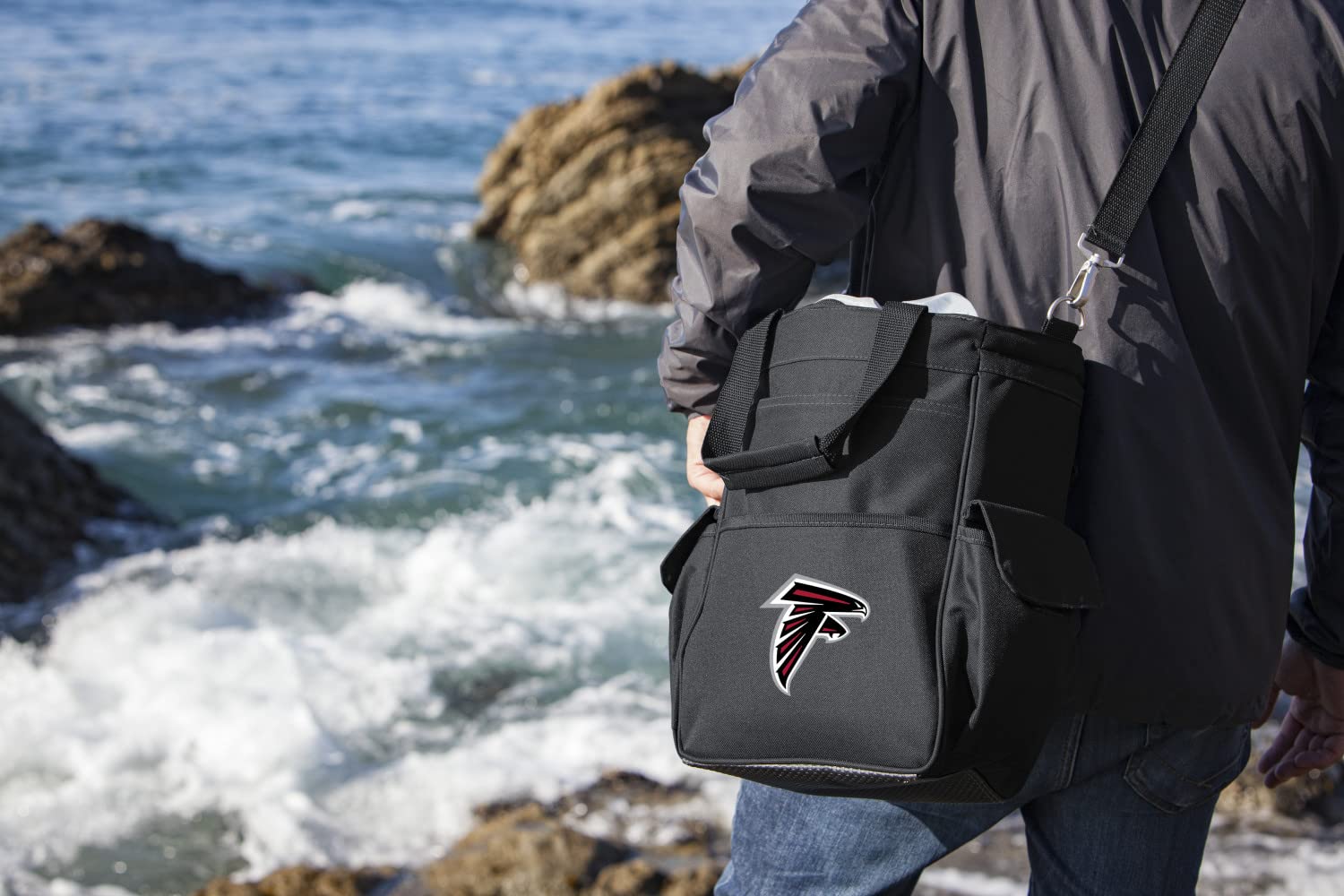 PICNIC TIME NFL Activo Tote Cooler Bag - Insulated Soft Cooler Tote for Picnics, Beach, Tailgating & Outdoor Activities - Officially Licensed NFL Team Logo Design