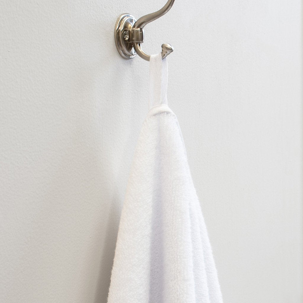 Soft & Fluffy White Bath Towel Set - Premium 100% Cotton, Highly Absorbent & Quick-Drying - Perfect for Spa, Bathroom & Luxury Hotel Use