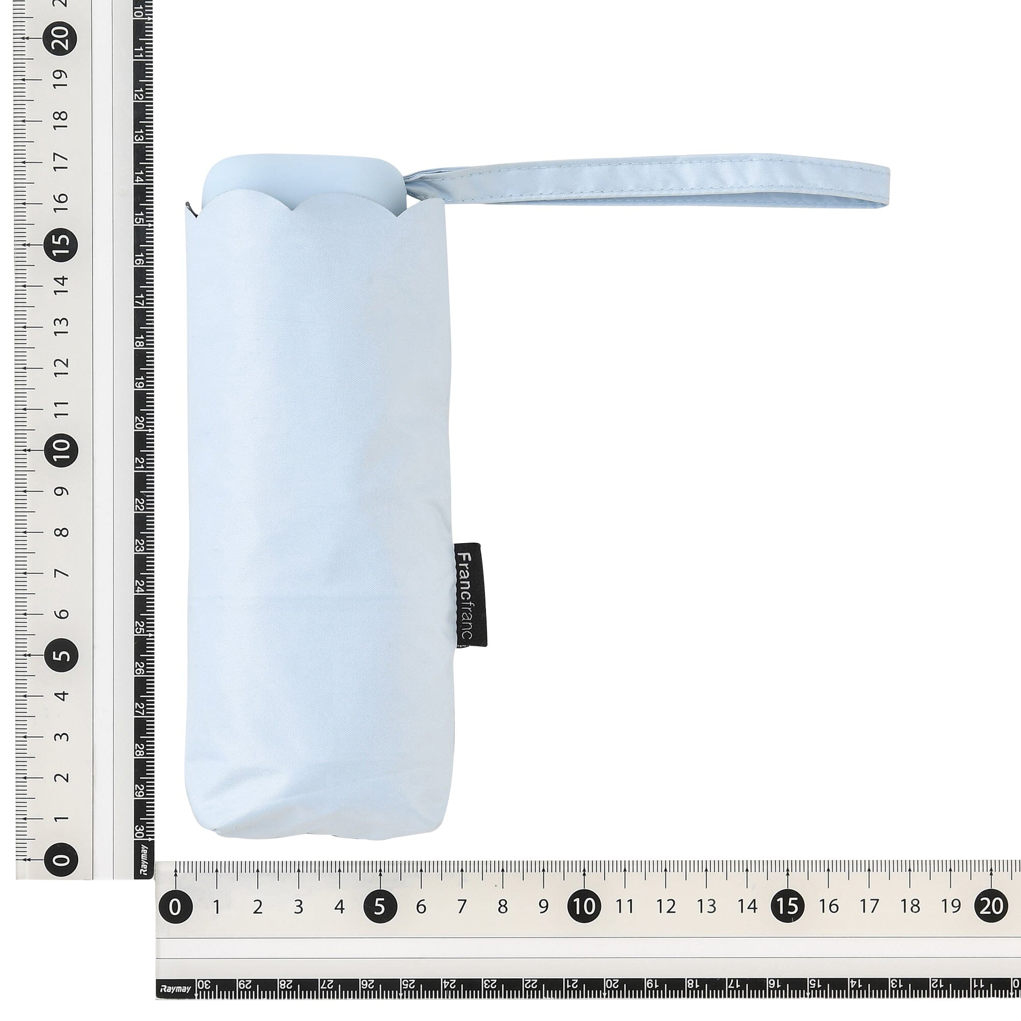 Compact Mini Parasol 47Cm Light Blue - UV Protection & Waterproof for Sunny & Rainy Days - Perfect for Beach, Picnic, and Outdoor Activities