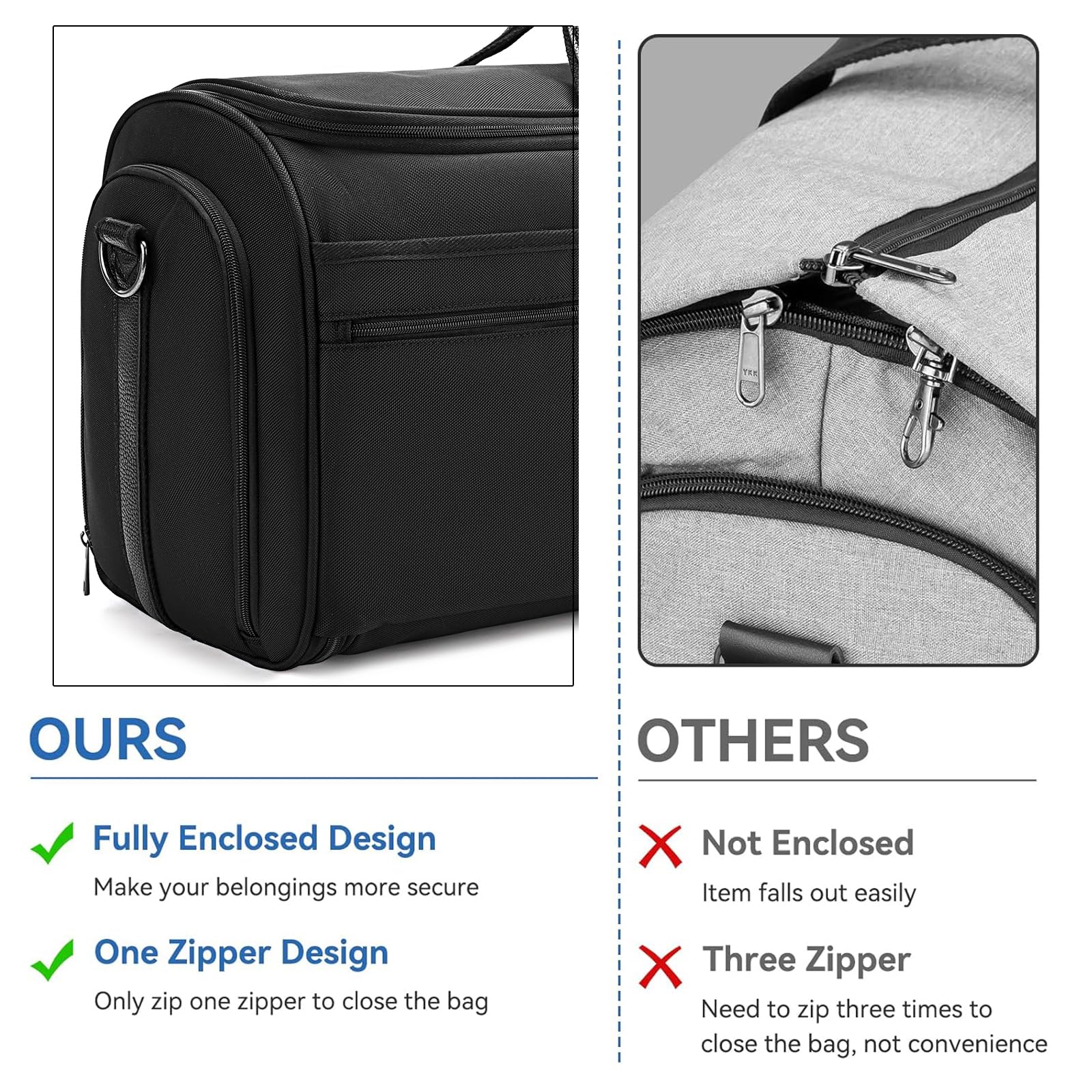 Convertible Garment Duffle Bag with Detachable Suit Bag - Travel & Business Carry-On Luggage for Men | Perfect for Air Travel, Business Trips & Weekend Getaways