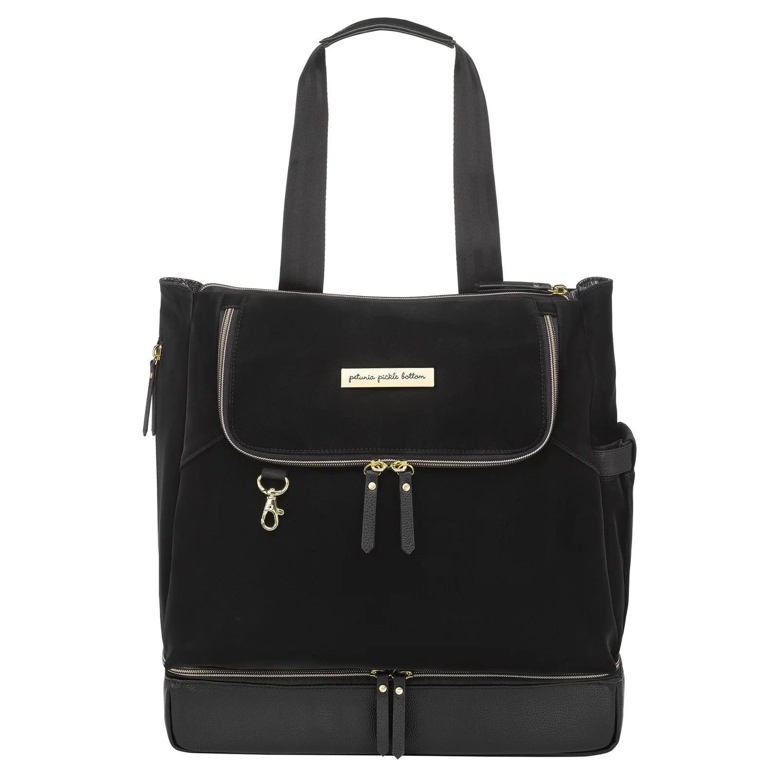 Pivot 2-in-1 Diaper Bag Tote & Backpack - Black | Convertible Baby Bag for Moms | Perfect for Daycare, Travel & Shopping