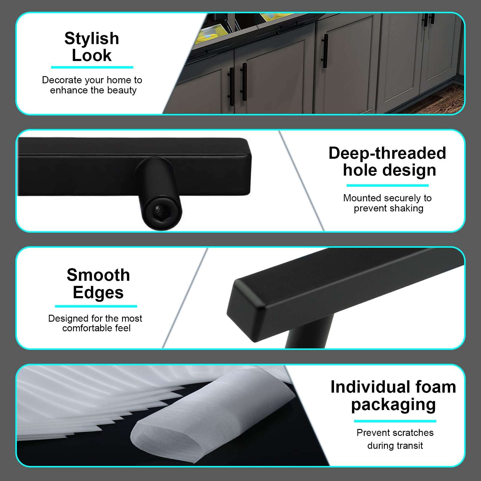 Modket Euro Bar Cabinet Handle - 2
