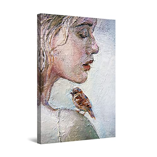 Abstract Woman Bird