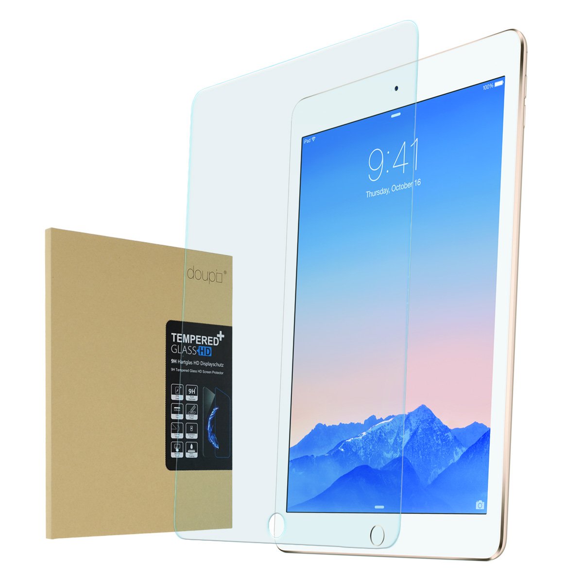 Premium 9H Tempered Glass Screen Protector for iPad Air/Air 2/Pro 9.7