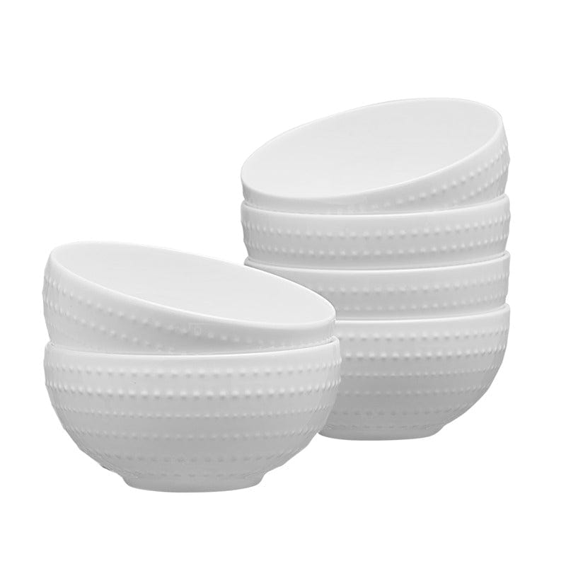 Nellie Set of 6 Fruit Bowls - Durable Melamine Serving Bowls for Fruits, Snacks & Salads | Perfect for Kitchen, Dining & Entertaining