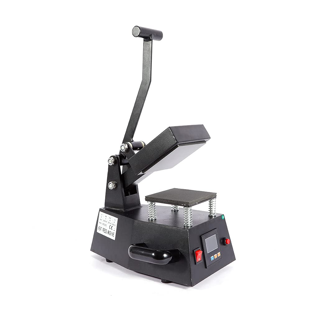 American Standard 110V 600W Digital Hot Stamping Machine with Single Heater - Perfect for DIY Crafts, Stickers, Labels & Small Material Transfer - Home & Office Use