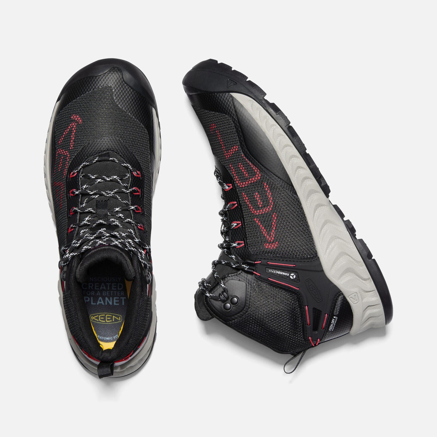 Nike Men's NXIS EVO MID Basketball Shoes - Black/Red Carpet Colorway for Indoor & Outdoor Court Play