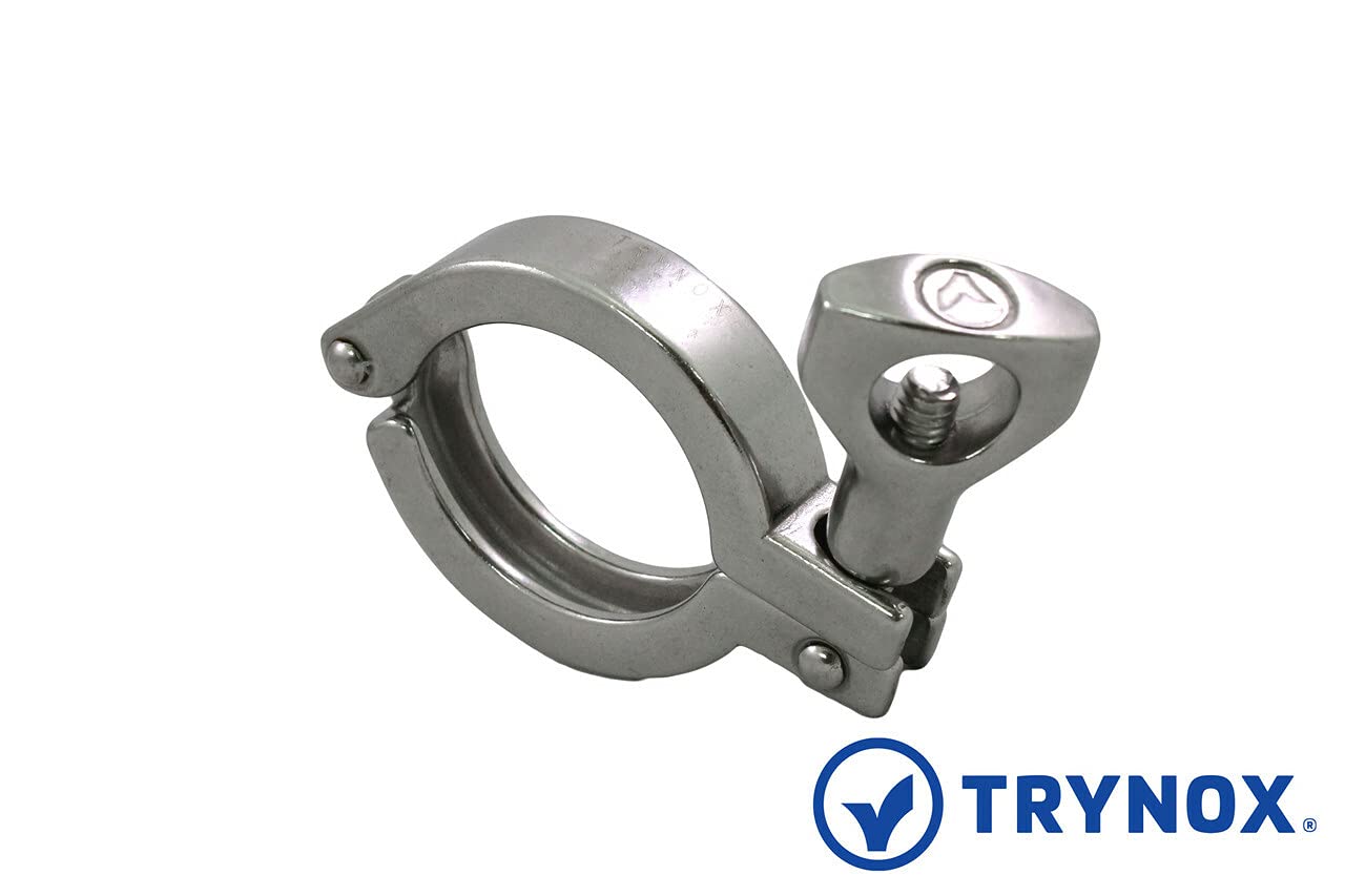 Premium 304 Stainless Steel Heavy Duty Tri Clamp with Wing Nut - 4