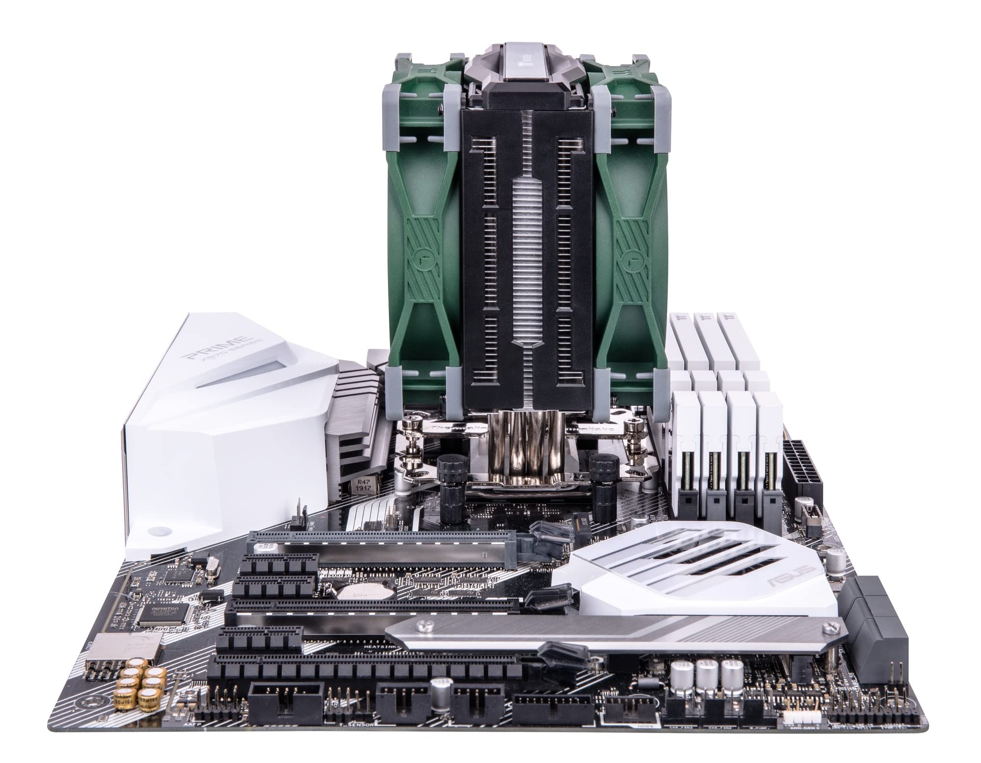Thermaltake TOUGHAIR 510 Racing Green CPU Air Cooler - High Performance Cooling for Gaming PC, Intel/AMD Processors - Perfect for Overclocking & High-End Gaming Rigs