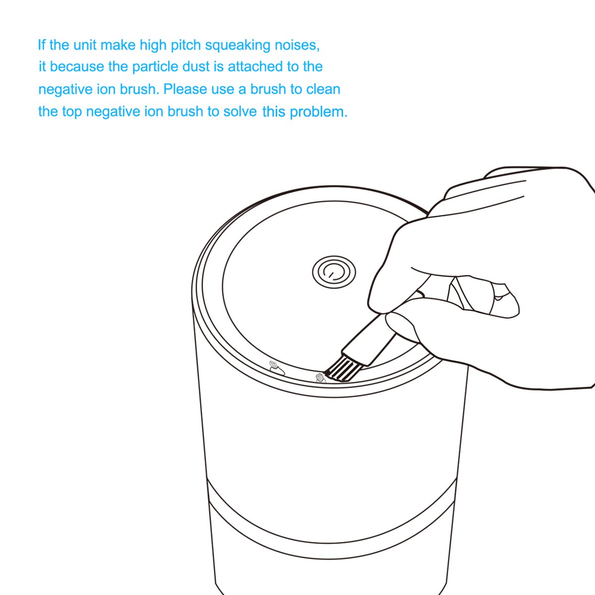 Portable Small Air Cleaner - Compact HEPA Filter for Home, Office & Travel | Freshen Air in Bedrooms, Cars & Small Spaces