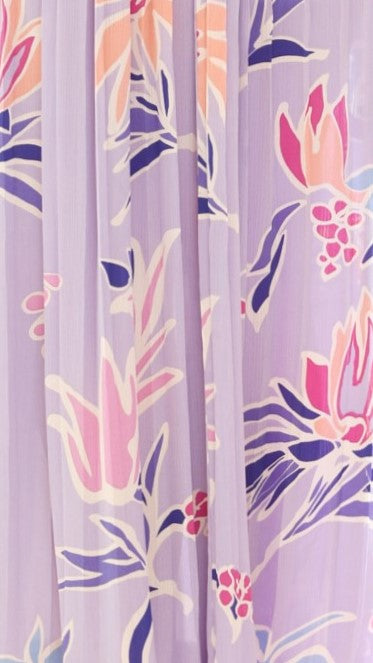 Anita Women's Maxi Dress - Floral Print Long Dress with Flowy Silhouette | Perfect for Summer, Beach, and Casual Outings