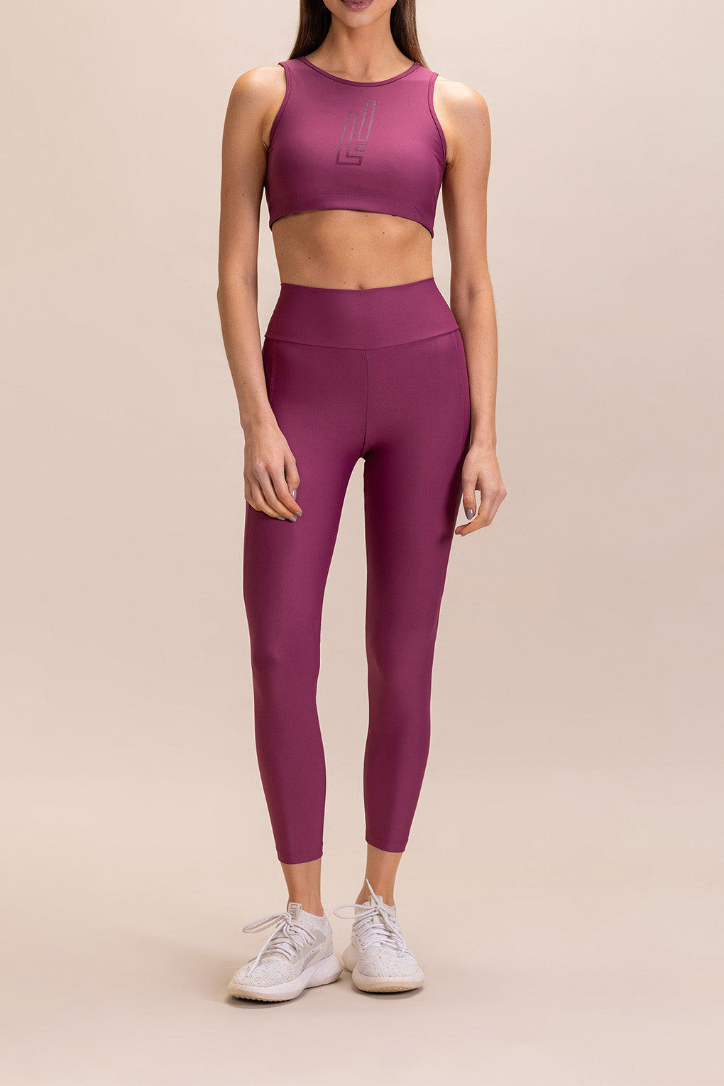 L! Icon Sports Bra - High Support Workout Bra for Women - Perfect for Running, Yoga & Gym - Moisture-Wicking & Breathable Activewear