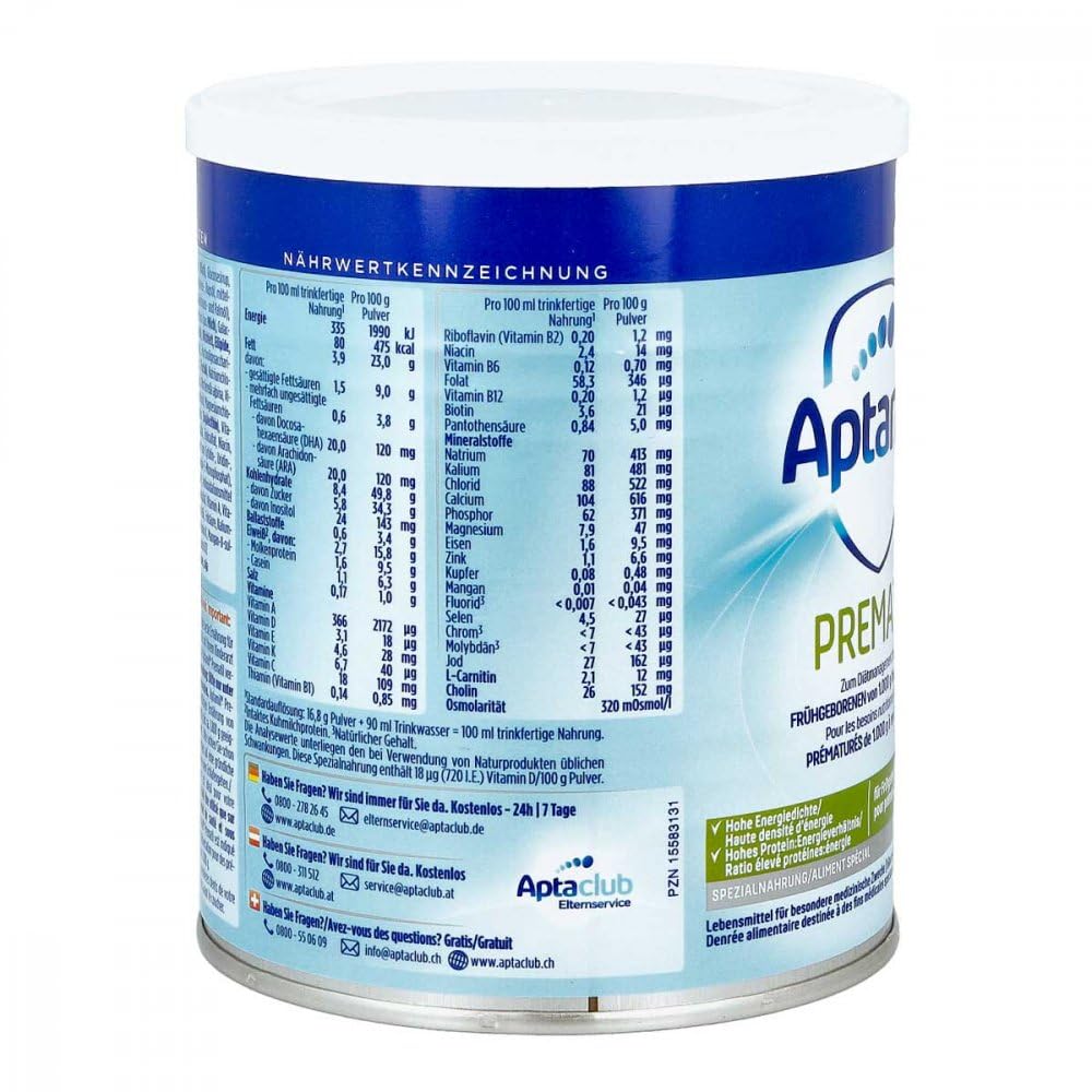 Aptamil Prematil Powder 400g - Premium Baby Formula for Premature Infants | Supports Growth & Development | Ideal for Hospital & Home Use
