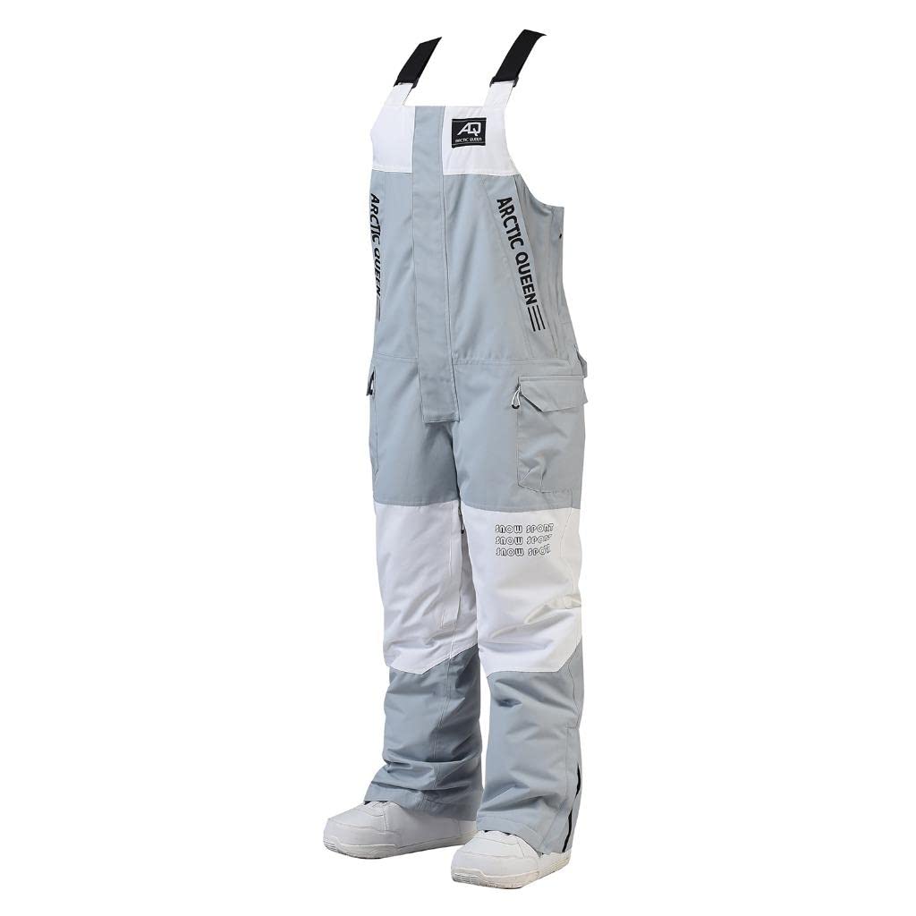 Waterproof Windproof Insulated Women's Snow Bibs Ski Pants - Ripstop Snowboarding Overalls for Winter Sports | Cold Weather Skiing, Snowboarding & Outdoor Activities