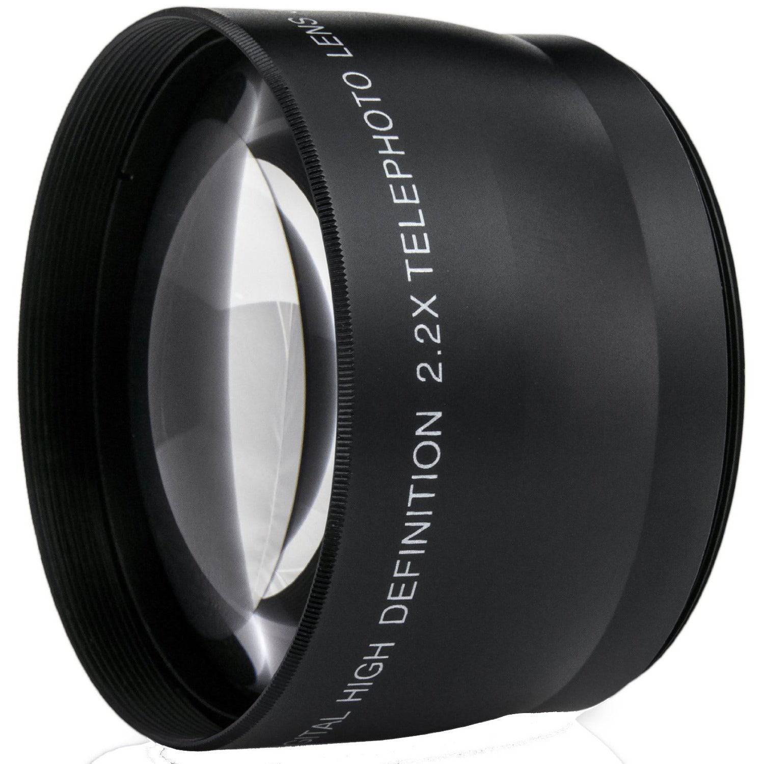 58mm 2x Telephoto Converter Lens for DSLR & Mirrorless Cameras - Enhance Zoom for Wildlife & Sports Photography
