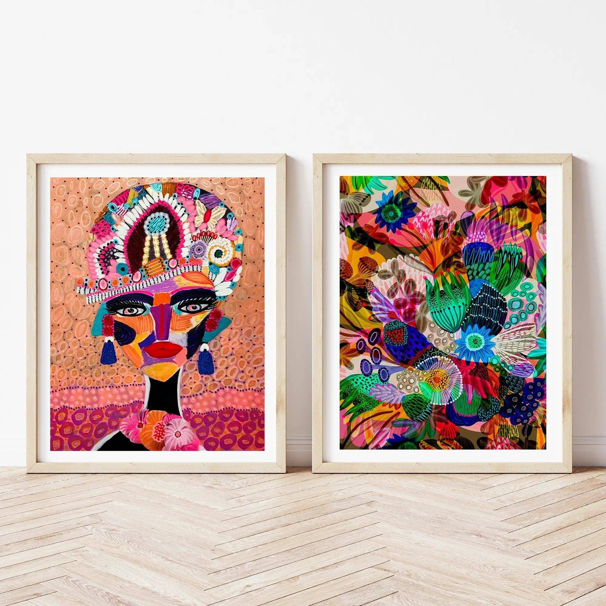 Empress & Garden of Eden Wall Art Prints - Premium Canvas Paintings for Home Decor, Living Room & Bedroom Wall Decorations