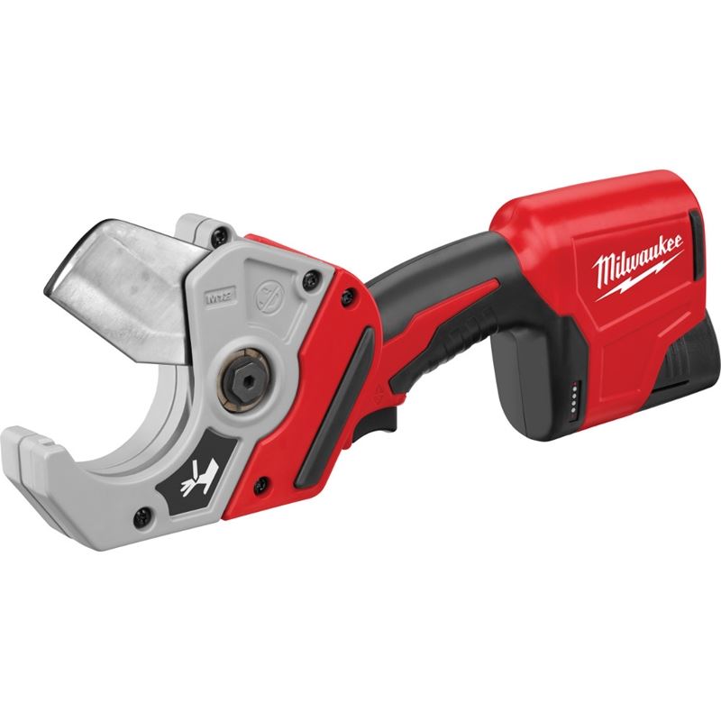 21V M12 12-Volt Lithium-Ion Cordless PVC Shear Kit - Professional PVC Pipe Cutting Tool for Plumbing, Electrical, and DIY Projects