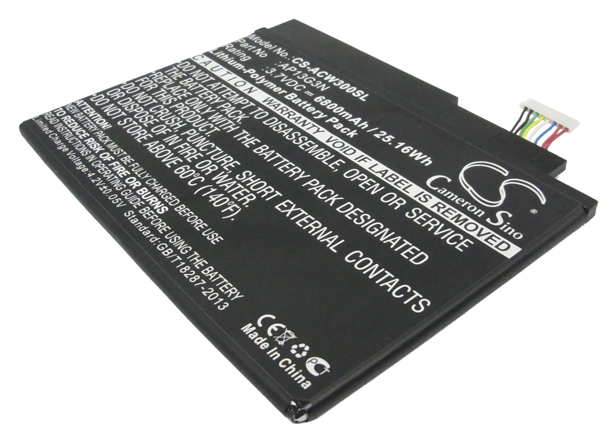 Original Acer Iconia Tab W3 810 ZEIV4 Replacement Battery - Compatible with Acer Iconia Tab W3 Tablet - Long Lasting Power for Work, Travel & Entertainment