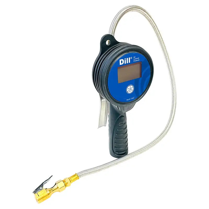 Dill 2ft Digital Inflator Gauge (170 PSI) - Accurate Tire Pressure Monitor for Cars, Bikes & Sports Equipment | Perfect for Road Trips, Cycling & Outdoor Adventures