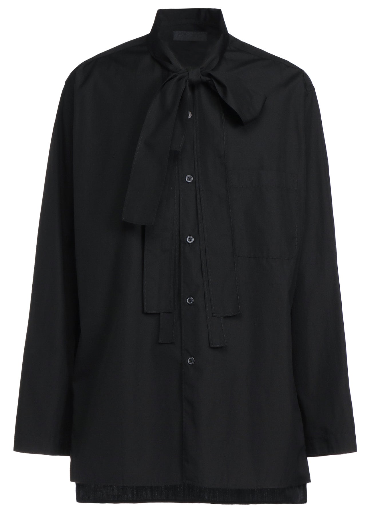 Cotton Broadcloth Bow Collar Shirt for Women - Elegant Blouse for Office, Party & Casual Wear