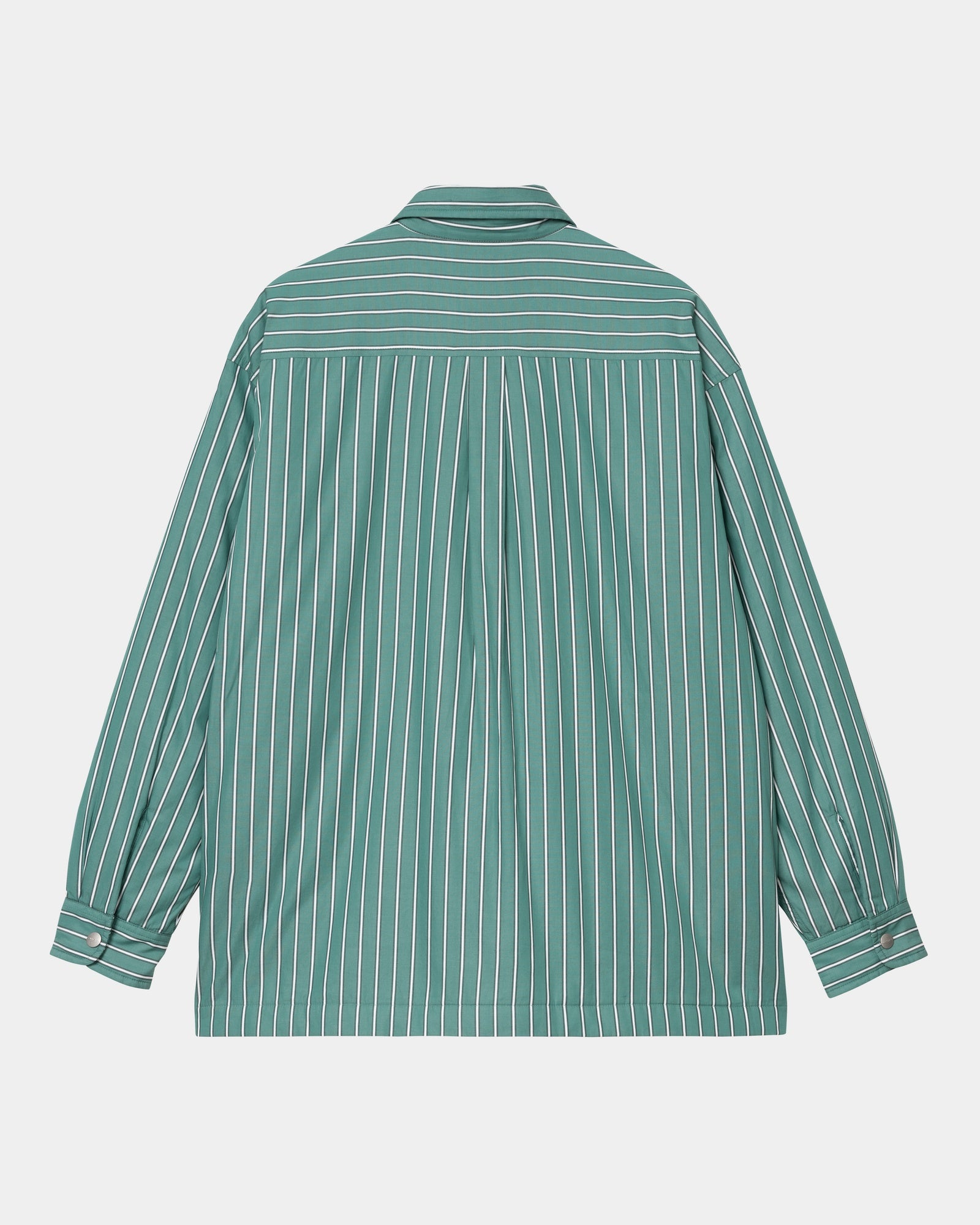 Grimsby Stripe Shirt Jacket for Men & Women | Lightweight Casual Outerwear | Saguaro Brand | Perfect for Spring & Fall Layering, Outdoor Activities, and Everyday Wear