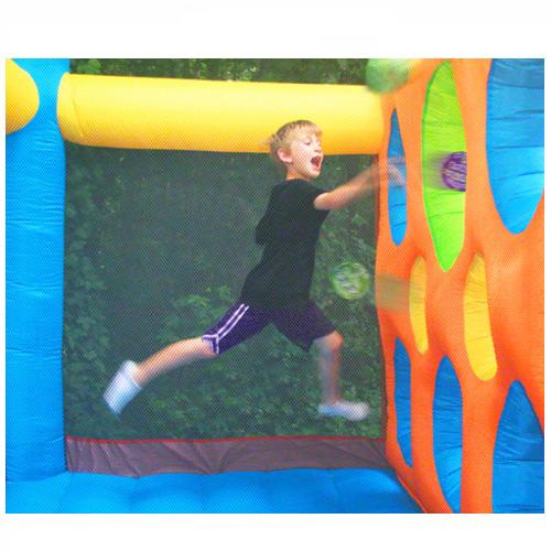 KidWise Jump N Dodgeball Bounce House - Inflatable Playhouse for Kids Outdoor Birthday Parties, Backyard Games & Summer Activities - Perfect for Ages 5-12