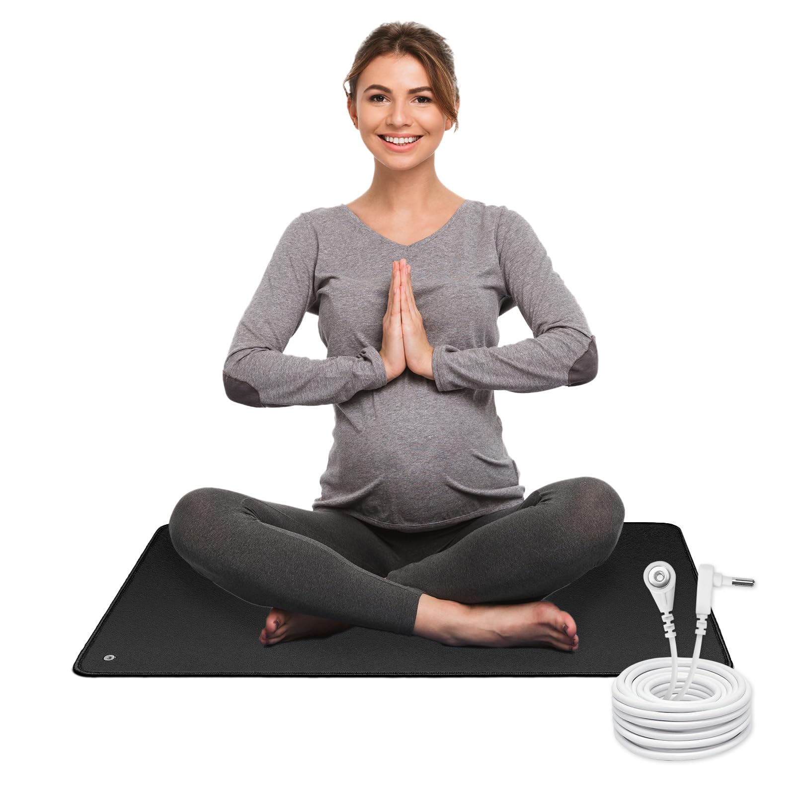 11.8x23 Inch Grounding Mat for Desk & Feet - Improve Sleep & Work Focus