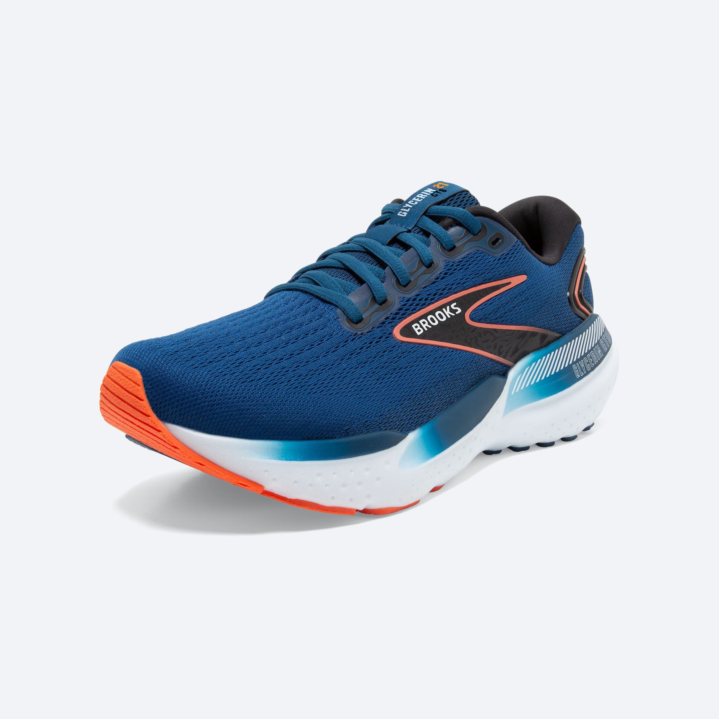 Brooks Glycerin GTS 21 Men's Running Shoes - Premium Cushioned Support for Marathon Training & Road Running