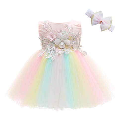 Peach/Rainbow(with Headband)