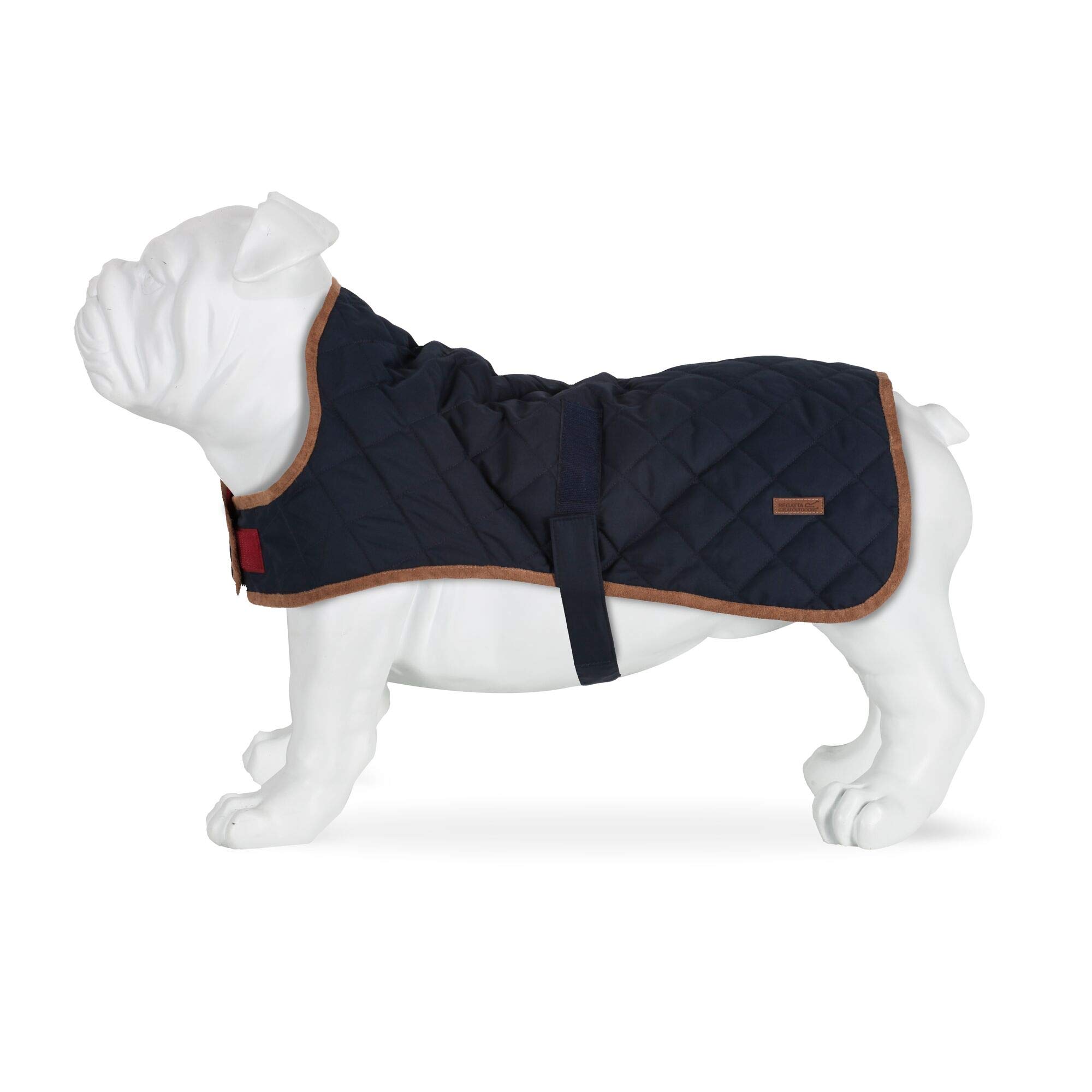 Regatta Odie Quilted Dog Coat - Small Size, Navy Blue - Warm & Waterproof Winter Jacket for Small Dogs - Perfect for Outdoor Walks, Hiking & Cold Weather Protection