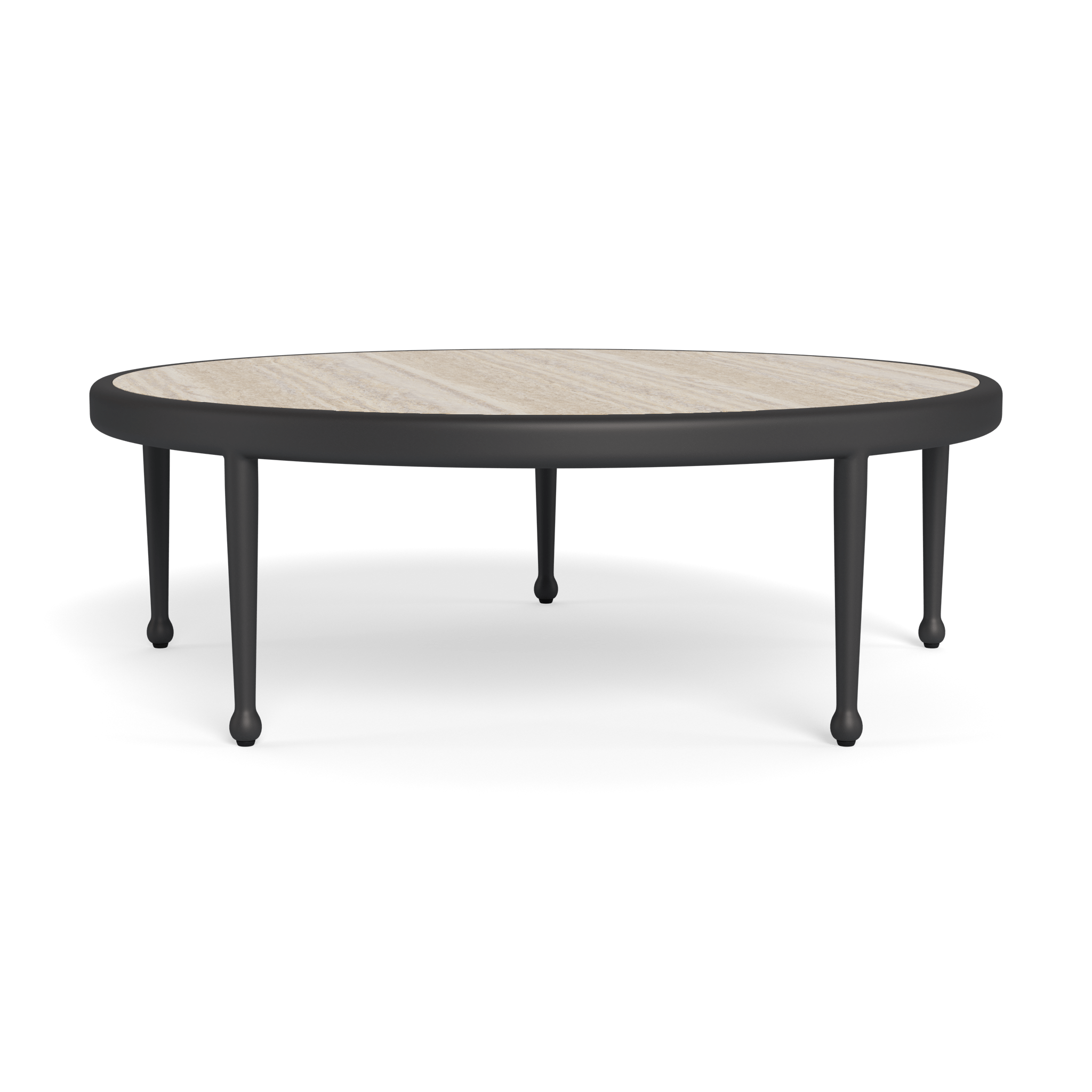Andre Modern Round Coffee Table - 36 Inch Wooden Living Room Center Table for Small Spaces - Perfect for Sofa, Lounge, and Apartment Decor