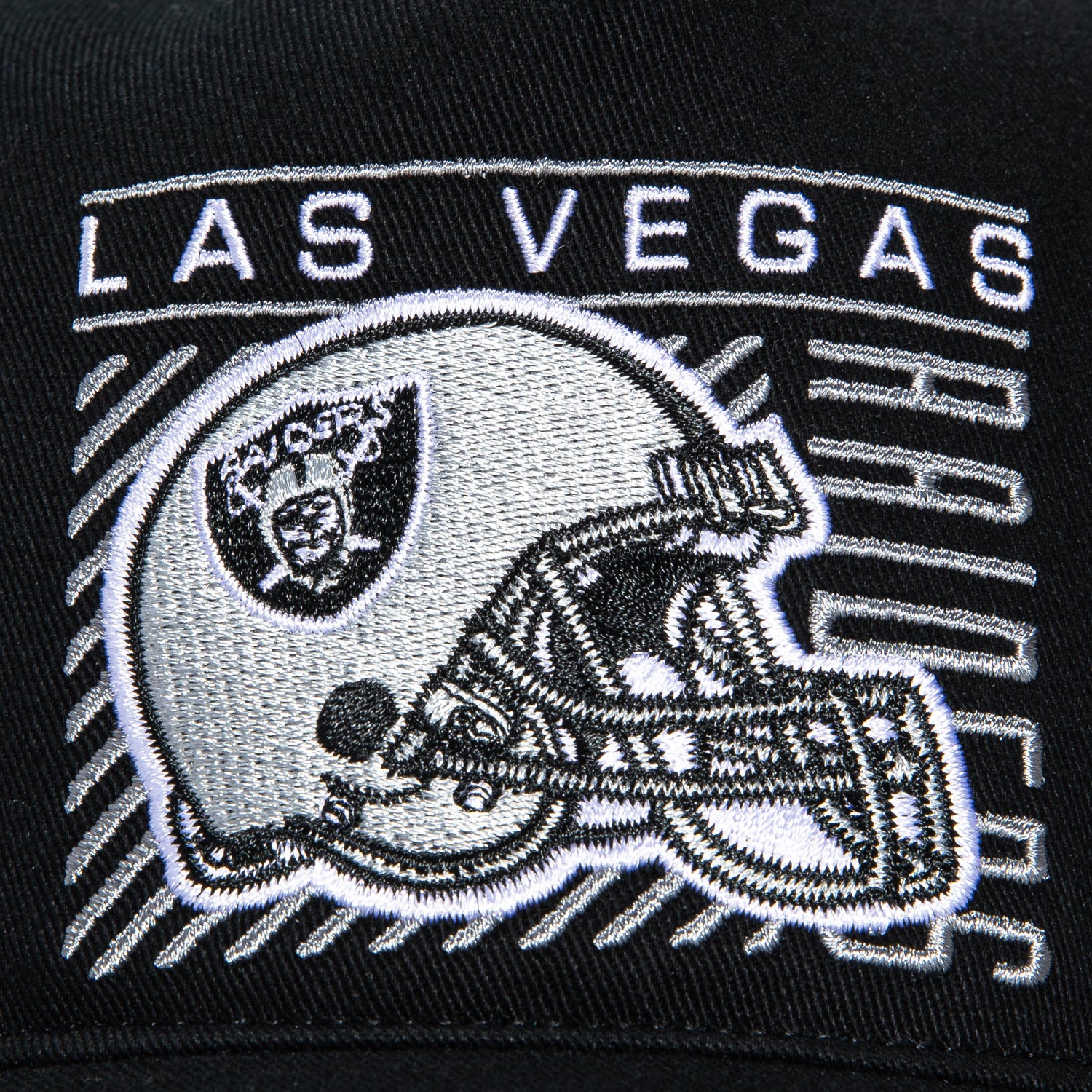47 Brand Reflex Las Vegas Raiders Hitch Snapback Hat - Black | Adjustable Baseball Cap for NFL Fans, Sports Events & Casual Wear