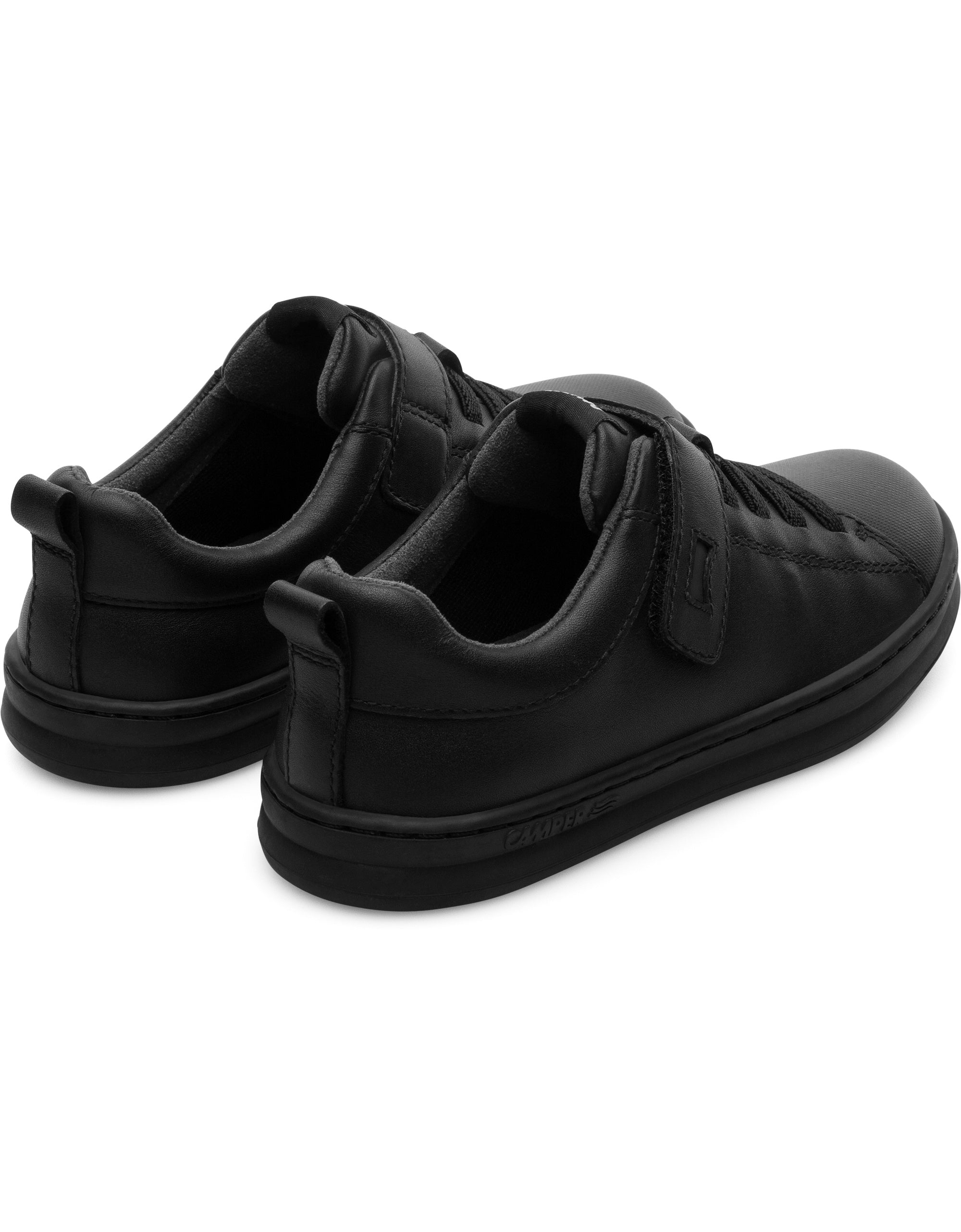 Camper Kids Runner Four Sneakers in Black - Comfortable & Durable Running Shoes for Boys & Girls - Perfect for School, Play & Outdoor Activities