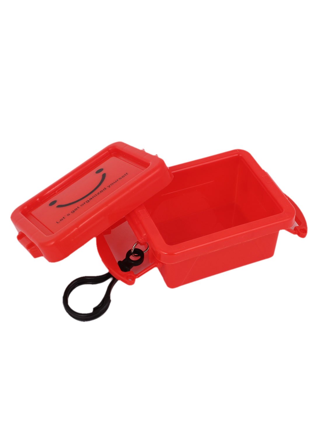 Plastic Jewelry Tool Organizer | Electronic Components Storage Box Case | Red Tool Container for DIY Crafts, Beading & Small Parts Organization