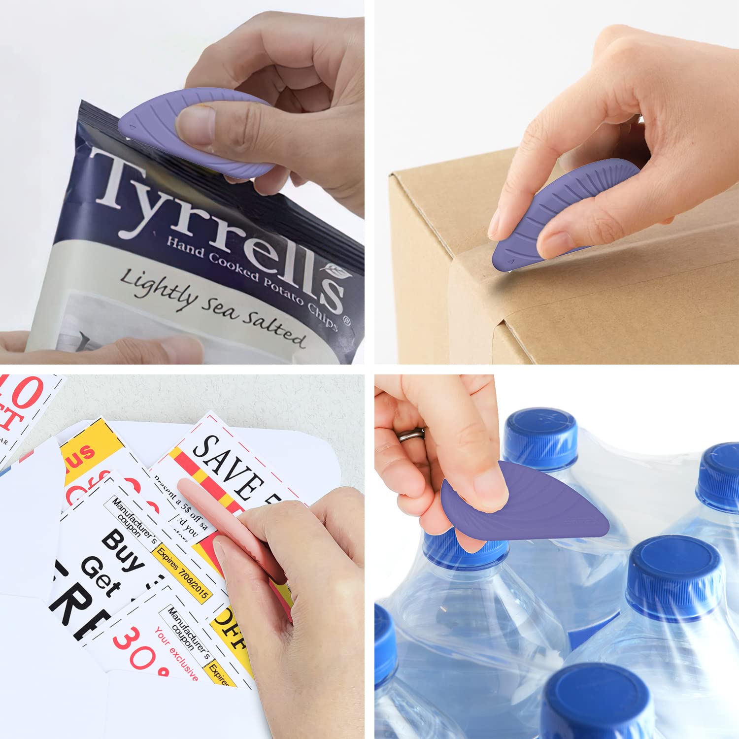 Magnetic Ceramic Box Cutter 3PCS - Safe & Cute for Women - Perfect for Packages & Gifts
