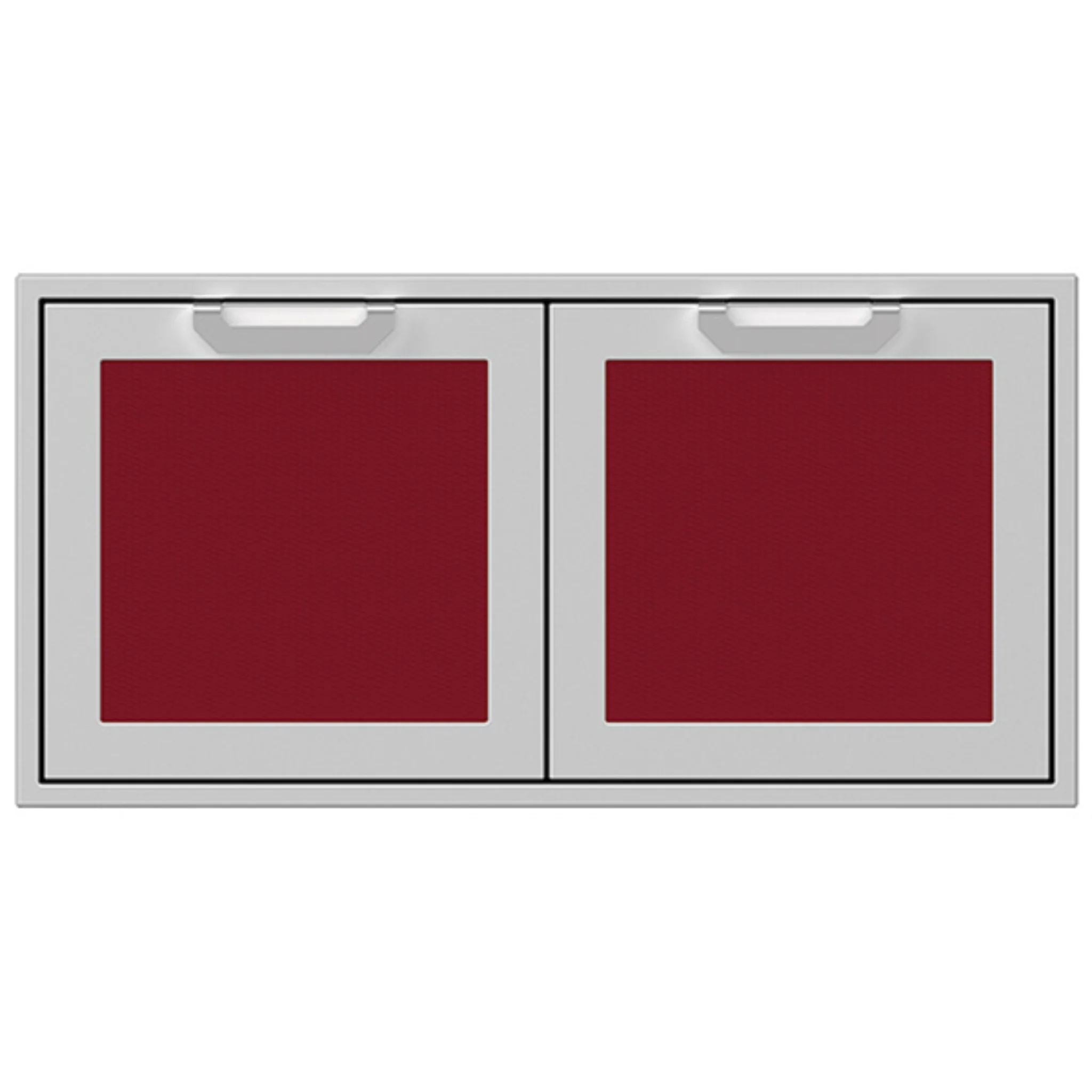 Hestan 42 Inch Outdoor Double Storage Doors with Lock - Heavy Duty Weatherproof Steel Cabinet for Patio, Garden & Backyard Organization (Model AGSD42) | Perfect for Storing Tools, Pool Supplies & Outdoor Equipment