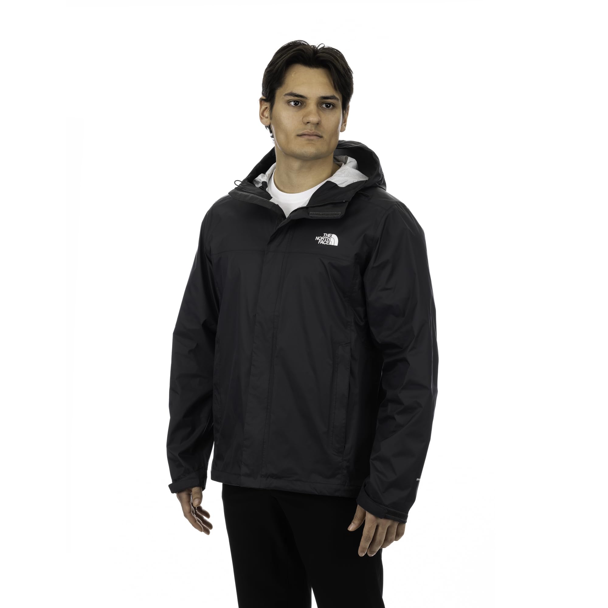 THE NORTH FACE Men’s Venture 2 Waterproof Hooded Rain Jacket - Lightweight Windproof Outdoor Shell for Hiking, Camping & Travel